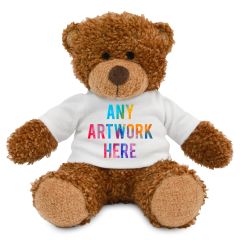 Promotional Anne Brown Teddy Bear 17cm - Printed Soft Toys - Medium Soft Toy - Main Image