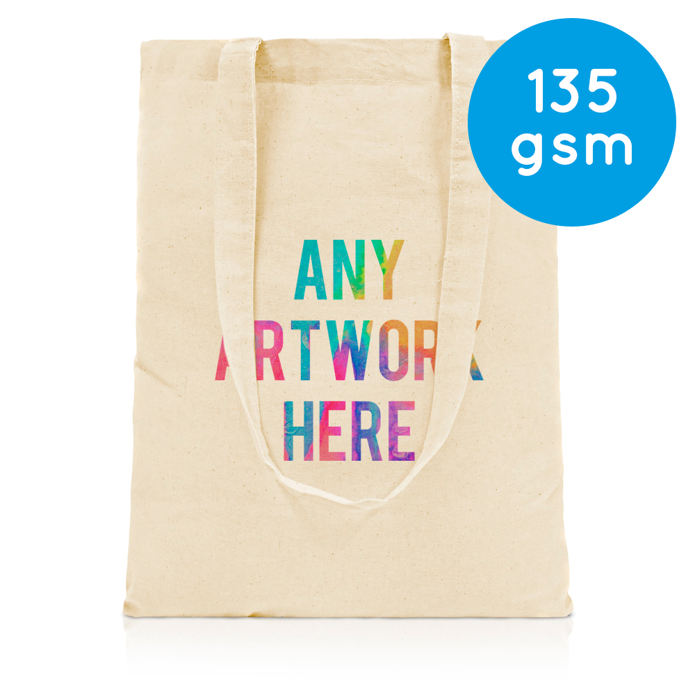 Branded Rainbow Cotton Tote Bag Printed With Your Logo