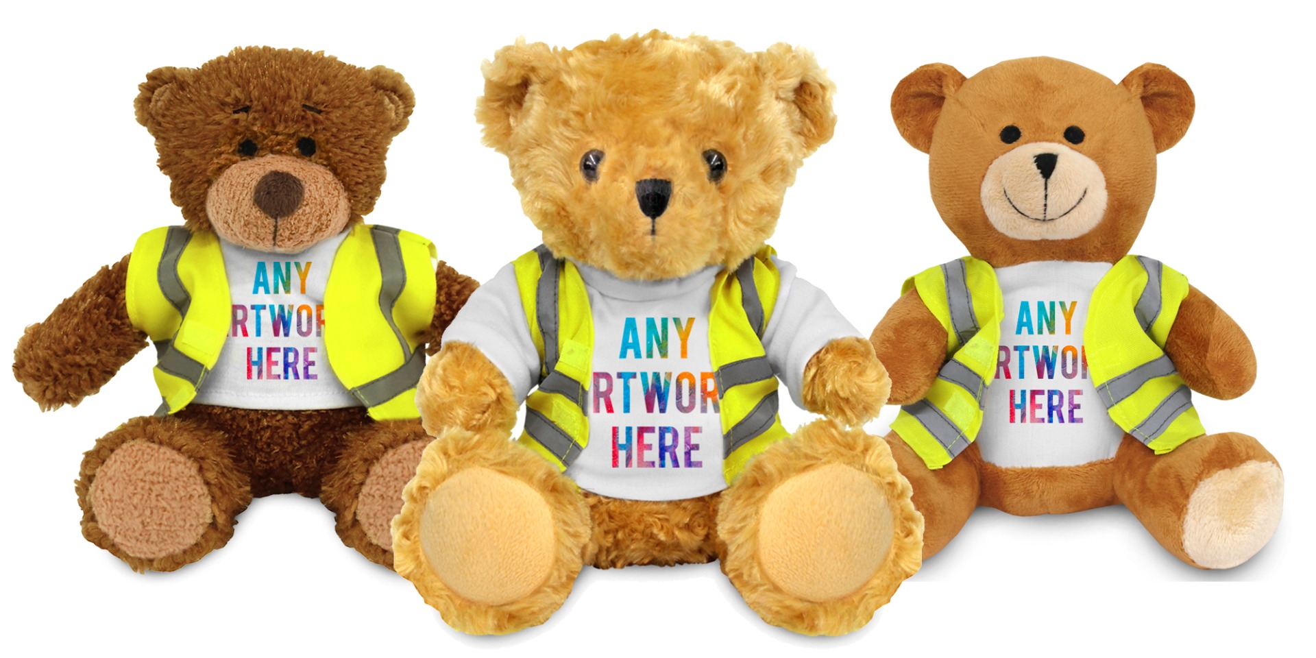 25 Personalised Philip Teddy Bear Promotional Logo Text Photo Printing Bulk 